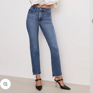 *NWT* Good American SOFT-TECH GOOD CURVE STRAIGHT JEANS